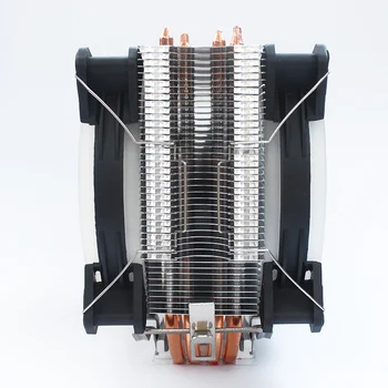 Cupru pur 4 heat-pipe-CPU radiator 120MM PWM RGB ultra-silențioasă ventilator universal LGA 775 1155 1366 AMD3 AM4 LGA X79 X99 2011 CPU FAN
