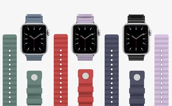Silicon Ceas Sport Banda Curea pentru Apple Watch Seria 5 4 3 2 40 44mm Watchband pentru IWatch Bratara 38 42mm Bratara bucla