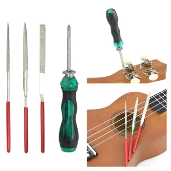 Chitara Instrumente Kit Muzician de Reparații de Întreținere Set de Accesorii pentru Chitara, Ukulele, Bas, Mandolina, Banjo