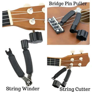 Chitara Instrumente Kit Muzician de Reparații de Întreținere Set de Accesorii pentru Chitara, Ukulele, Bas, Mandolina, Banjo