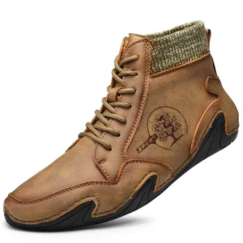 AGSan Brand Glezna Cizme, Adidași De Moda De Iarnă Pantofi De Pluș Verde Ghete Casual De Dimensiuni Mari 48 47 Mens Cizme De Zapada Impermeabile Pantofi