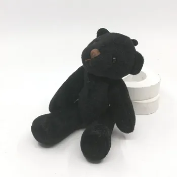 4cm 6cm 11cm #Negru Cap de Ursuleț de pluș Pandantive Moale Jucării Păpuși de Pluș Pentru Sac/breloc/Buchet 20buc/lot