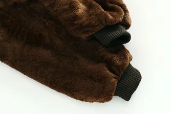 Copii Drăguț Jacheta De Iarna Se Potriveste Copilul Băieți Și Fete Casual Cu Maneci Lungi Cu Ureche Cu Glugă De Culoare Solidă Îmbrăcăminte Paltoane + Pantaloni