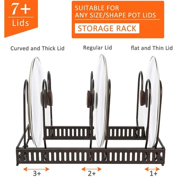 Tigaie de Metal Raft Multi-strat Reglabil Raft Bucătărie Organizator Rack Antena Home Supplies Accesorii de Bucatarie