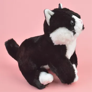 25cm Culoare Neagra Pisica Drăguț Copil/ Copii Papusa de Plus Cadou, Umplute Jucărie de Pluș Papusa Transport Gratuit