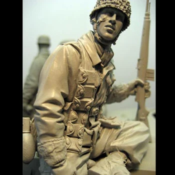 1/16 model kituri de rasina cifre WW2 soldați cifre Nevopsite și Neasamblate 139 G