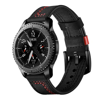 22mm trupa ceas Pentru Samsung Galaxy watch 46mm de Viteze S3 frontieră curea correa amazfit gtr 47mm 47 huawei watch gt curea din Piele