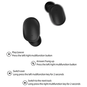 Originale Seturi De Căști Bluetooth Fără Fir Earbuds 5.0 Căști De Anulare A Zgomotului Microfon Pentru Xiaomi Redmi Iphone Huawei Puncte