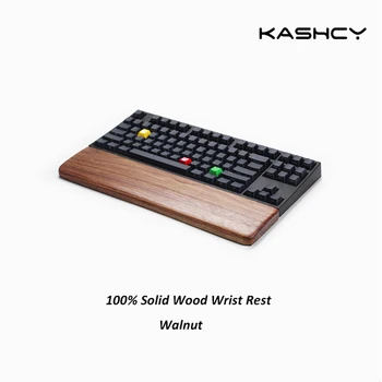 Kashcy din Lemn Masiv de Nuc Palm Restul Ergonomic Pentru Jocuri de noroc Mecanice Tastatura Încheietura mâinii Suport Pad ,60 87 104 108keys