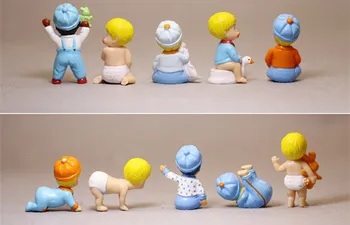 Original statele UNITE ale americii Mini Copil Papusa Modelul Ornamente Copilul În Buzunar PVC Figura Jucărie Cadou de Ziua de nastere