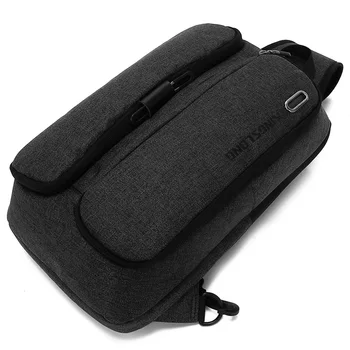 Sling bag Moda negru saci cu statele unite ale americii taxa piept geanta greutate de lumină daypack în aer liber de zi cu zi pungi potrivi în 9.8 inch ipad De KSL