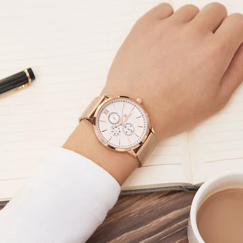 2018 NAVIFORCE Top Brand de Lux Barbati Ceas de Afaceri Cuarț Ceasuri pentru Bărbați din Oțel Inoxidabil Plasă de Ceas Masculin Data Sport Ceas de mână