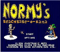 Normy Beach Babe O Rama de 16 biți MD Carte de Joc Pentru Sega Mega Drive Pentru Genesis