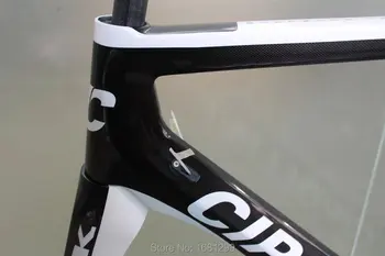 De Brand Nou alb 700C Rutier biciclete matt 3K plin fibra de carbon bike cadru carbon furca+tija+prindere+casti lumina părți nava Gratuit