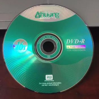 En-gros de 5 Discuri Green Wave Grad de 4.7 GB 16x Gol Tipărite DVD+R Disc