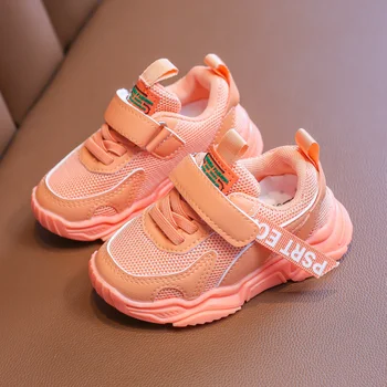 Copilul adidasi casual pentru fete și băieți, copii pantofi sport 1-6 Ani copil,breathbale Roz,albastru,portocaliu pantofi mărimea 21-302016