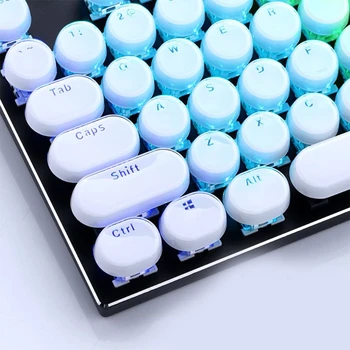 Profil scăzut Tastelor Set pentru Cherry MX cu iluminare de fundal Tastatură Mecanică de Cristal Design Margine cu Cheie de Demontare Removal Tool