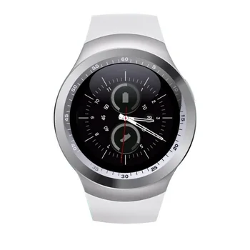 Fabrica SM01 2G Smartwatch 1.22 inch full ecran rotund sim single sim nano Bluetooth Ceas Inteligent fără aparat de fotografiat