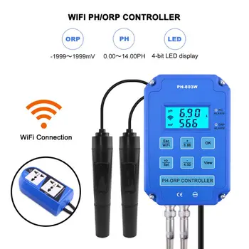 PH-803W 2-în-1 PH ORP Redox Controler Wifi Putere de Ieșire de Releu Monitoriza Calitatea Apei Tester Pentru Laboratoarele de Analiză Acvariu