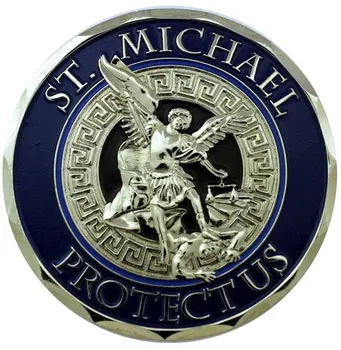 Sf. Arhanghel Mihail - Poliția Scut + Rugăciune - Buzunar de Monede
