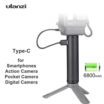 Ulanzi BG-2 6800mAh Power Grip Baterie Stick pentru Gopro 7 6 5 Osmo Buzunar FIMI Palma Snoppa Vmate Vlog Selfie Maner Tip C