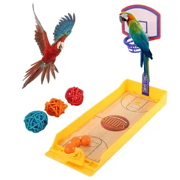 Papagal De Baschet Set Jucărie Pentru Păsări De Companie De Formare Educațională Jucării Joc Desktop Juca Pasăre Jucărie Accesorii Consumabile Din Plastic