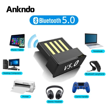 Wireless USB Adaptor Bluetooth 5.0 pentru Calculator Dongle Bluetooth USB PC Adaptor Bluetooth Receptor Transmițător Mini Expeditor