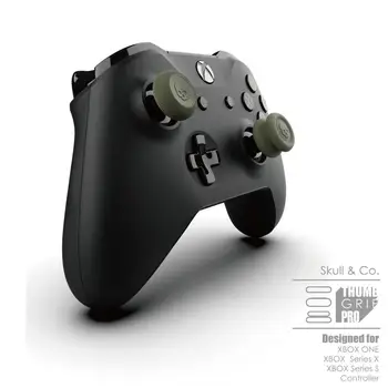 Skull & Co. Thumb Grip Set FPS CQC Joystick Cap Thumbstick Acoperire pentru Xbox One Xbox Seria X, Seria S Controler