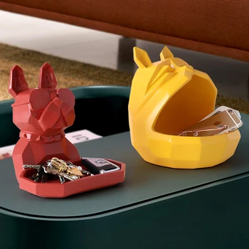 2020 casa Noua cutie de depozitare pisică Câine modern figurina Bomboane de Fructe cheie Desktop decor acasă container de depozitare Home Office cutie de Depozitare