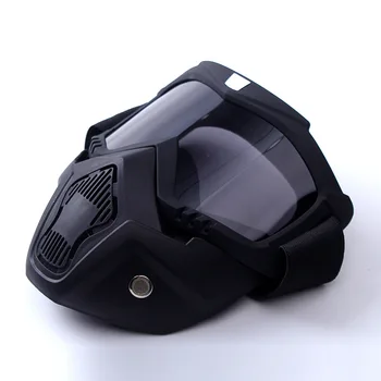 Masca de protectie Pentru Echitatie, Schi HD Ochelari de Vânt Praf UV-proof Impermeabil Fata Complet Capacul