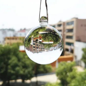 40 mm Sticlă Transparentă Magie Buna Bile de Cristal Candelabru Pandantive Pom de Crăciun Agățat Picături de Decor
