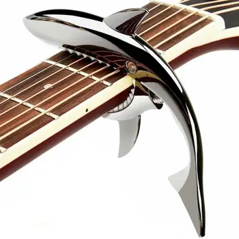 Rechin în Formă de Chitara Capo Aliaj de Zinc Universal Rapid de Prindere Clasic Guitarra Muzicale Electrice Schimba Chitara Accesorii Acous I6D2