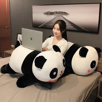 1 BUC 30/60/85cm Desene animate Drăguț urs Panda Mare Jucarii de Plus Obraznic Panda Perna Papusa Pentru Fete Copii Cadou de Ziua de nastere